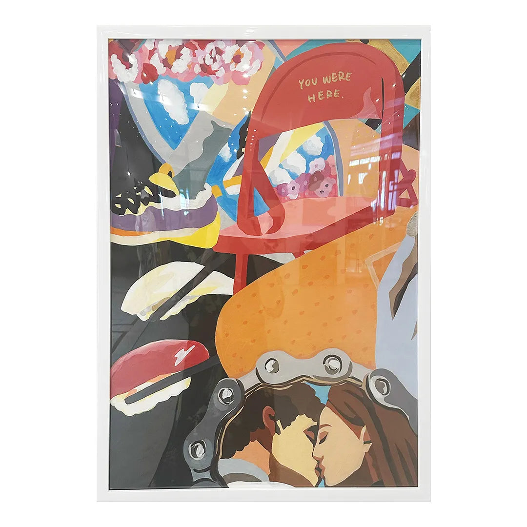 YOU WERE HERE. (訳:あなたはここにいた。)