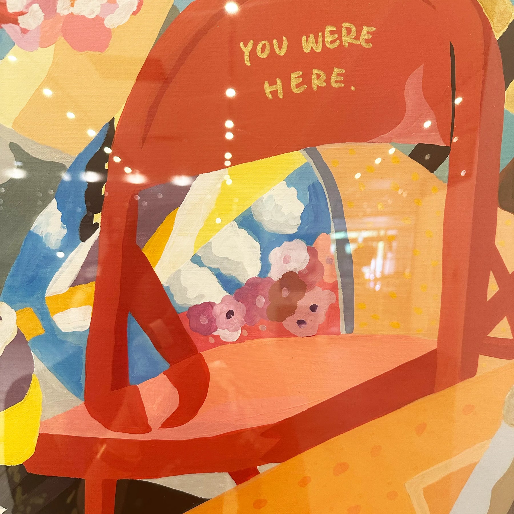 YOU WERE HERE. (訳:あなたはここにいた。)